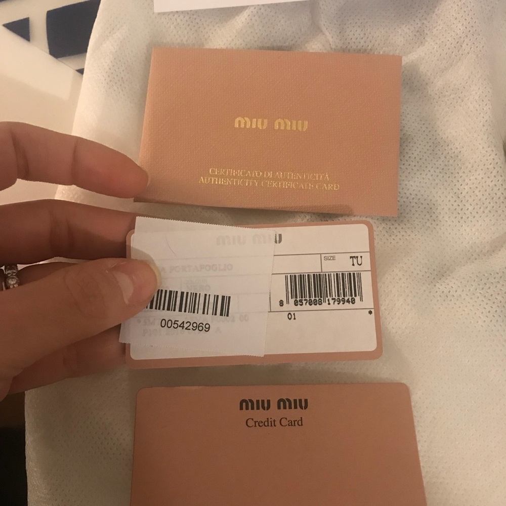 SOLD NWT Miu Miu WOC 💕Price Firm💕 - Picture 7 of 7